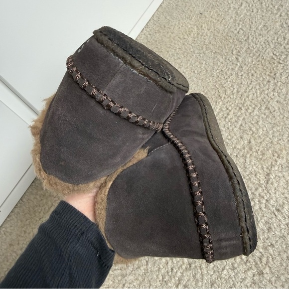 Sorel Manawan II Men\'s Brown Suede Slippers Size 8 main image 5